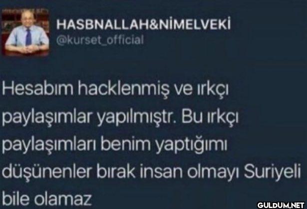Hesabım hacklenmiş ve...