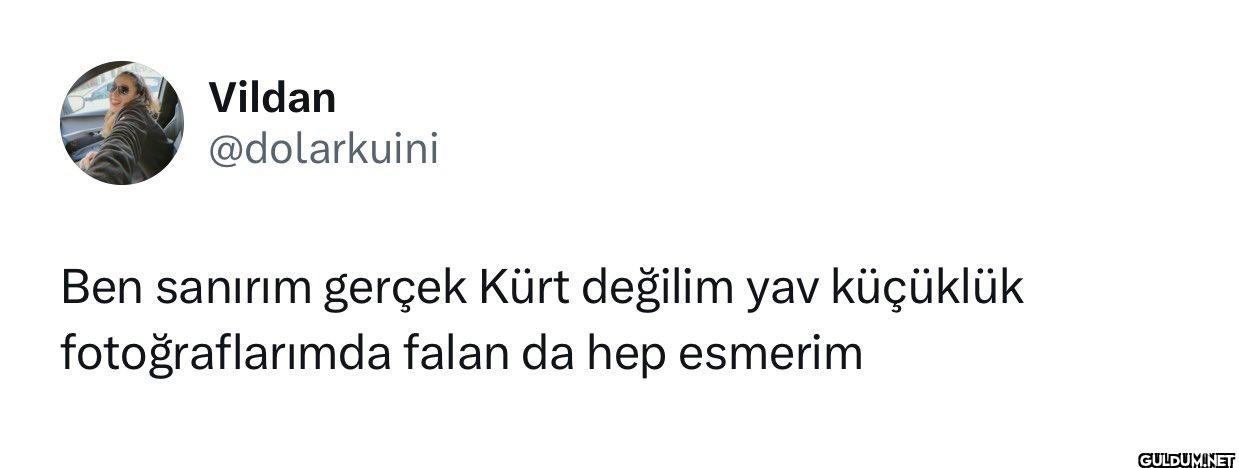 Ben sanırım gerçek Kürt...