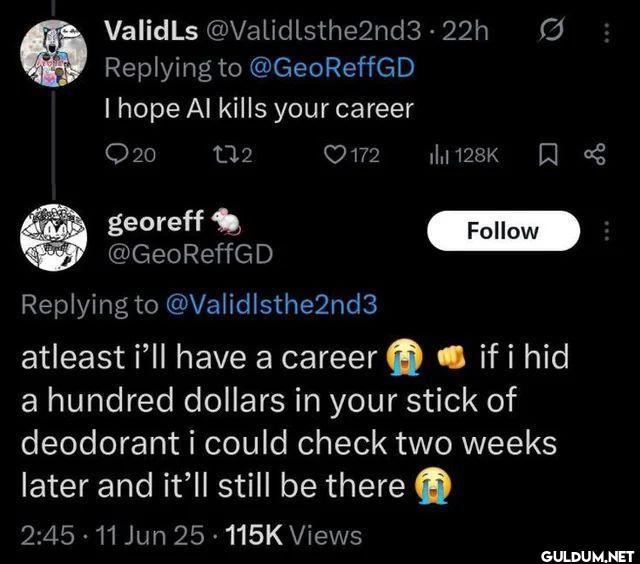 22h Replying to @GeoReffGD...