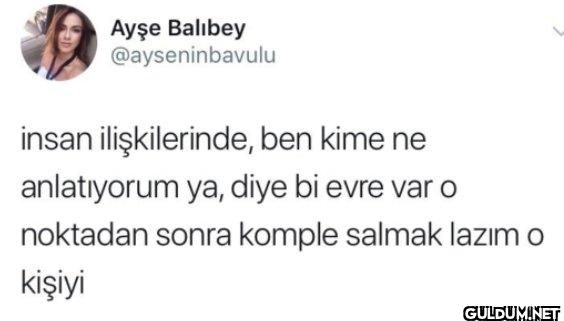 insan ilişkilerinde, ben...