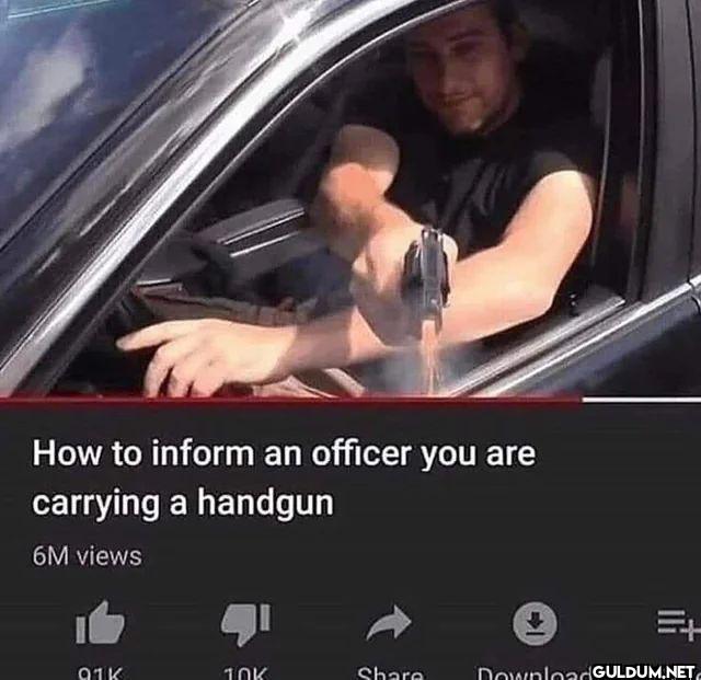 How to inform an officer...