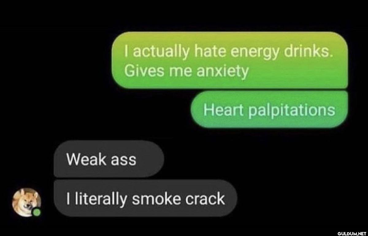 I actually hate energy...