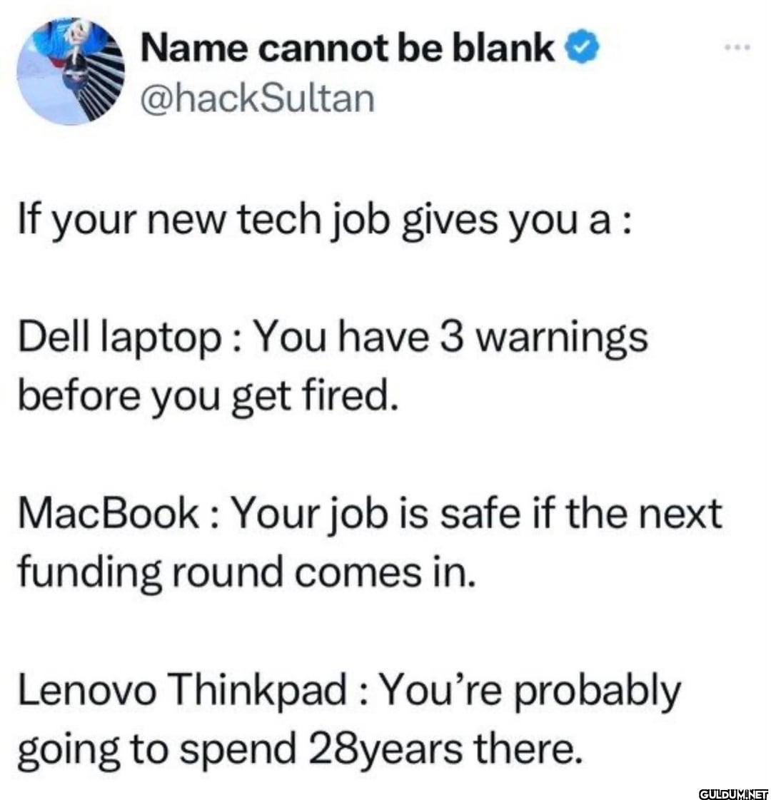 If your new tech job gives...