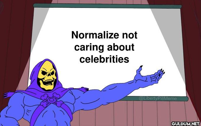 Normalize not caring about...