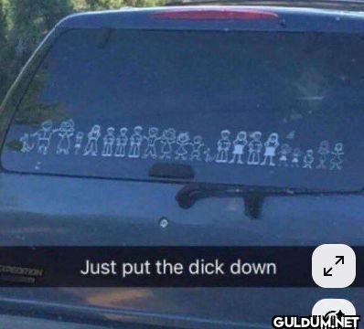 Just put the dick down
