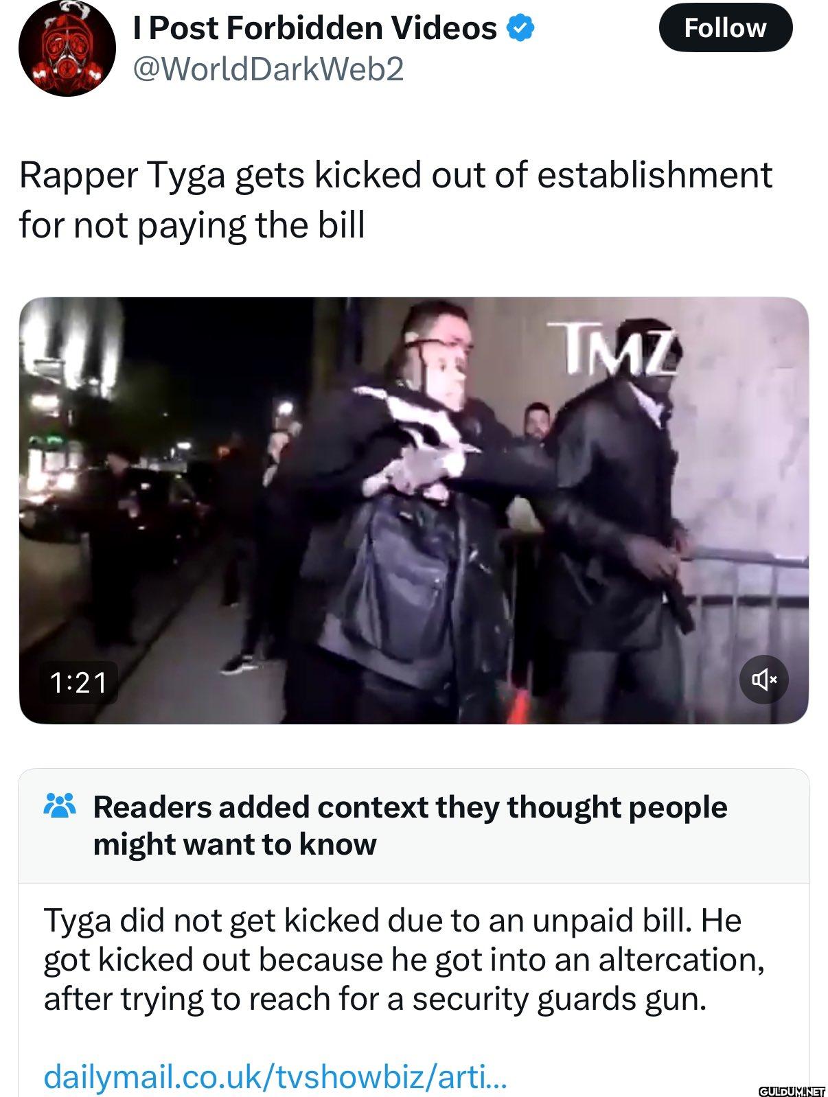 Follow Rapper Tyga gets...