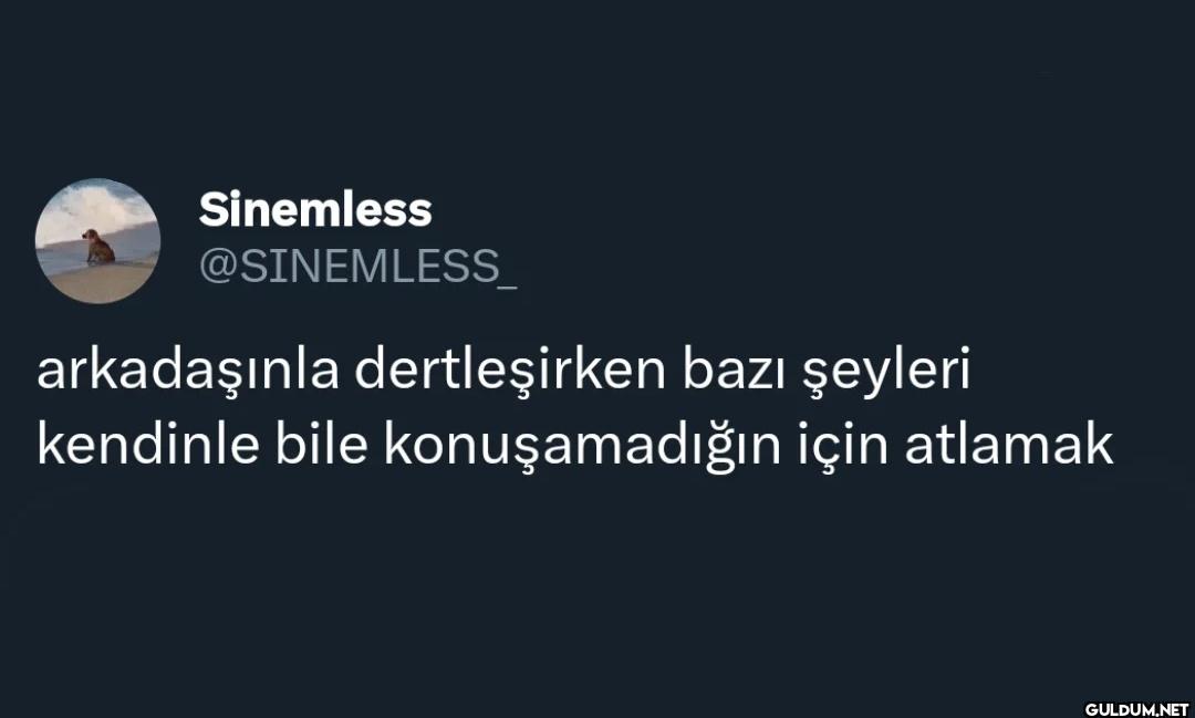 arkadaşınla dertleşirken...