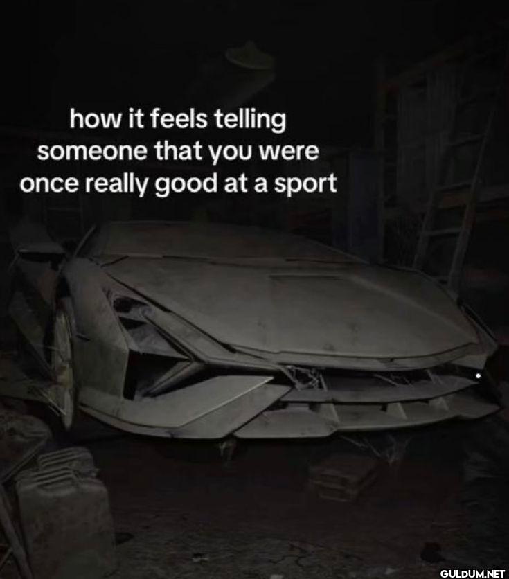 how it feels telling...