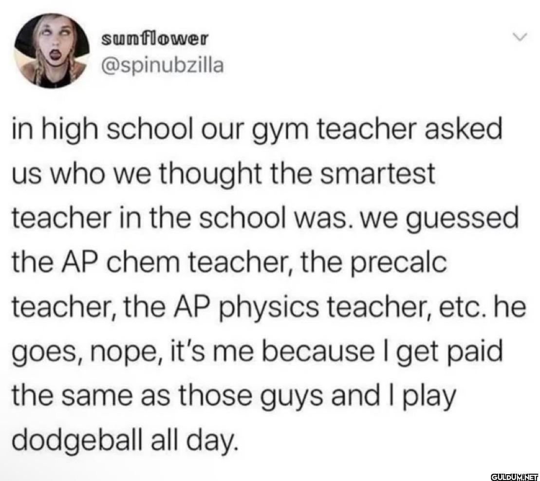 in high school our gym...
