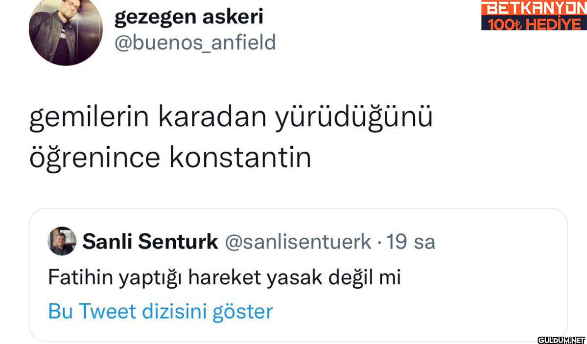 gemilerin karadan...